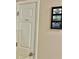 Linen closet with white door; location of towels at 124 Lancaster Dr, Davenport, FL 33897