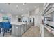 Spacious kitchen with stainless steel appliances and a large island at 13265 Alderley Dr, Orlando, FL 32832