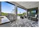 Outdoor kitchen with grill and counter space at 13265 Alderley Dr, Orlando, FL 32832