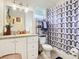 Neutral bathroom with shower and updated vanity at 2218 W Gore St, Orlando, FL 32805