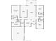 Detailed floor plan illustrating the layout and dimensions of the home at 2218 W Gore St, Orlando, FL 32805