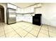 Newly remodeled kitchen, featuring white cabinets and stainless steel appliances at 222 Haynes St, Daytona Beach, FL 32114
