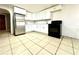 Newly remodeled kitchen, featuring white cabinets and stainless steel appliances at 222 Haynes St, Daytona Beach, FL 32114