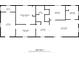Floor plan with living room, dining room, kitchen, primary bedroom, two bedrooms, bath, utility, and room at 424 S Observatory Dr, Orlando, FL 32835