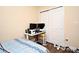 Cozy bedroom featuring a closet, laminate floors, and neutral paint at 5405 Napoli Cv, Lake Mary, FL 32746