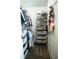 Spacious closet with built-in shelves and drawers at 12826 Forestedge Cir, Orlando, FL 32828