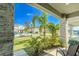 Inviting front porch with a view of the neighborhood at 1756 Chatsworth Cir, St Cloud, FL 34771