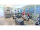 Open floor plan with kitchen, living room and dining area at 1756 Chatsworth Cir, St Cloud, FL 34771