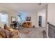 Loft area with couch, desk and access to bedroom at 1756 Chatsworth Cir, St Cloud, FL 34771