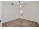Bedroom with a ceiling fan and neutral carpet at 2011 Stockton Dr, Sanford, FL 32771