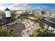 Aerial view of a sustainable community with farm and green spaces at 2221 Valentine Aly, Orlando, FL 32804