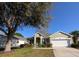 Charming single-story home with a well-maintained lawn and a two-car garage at 2351 Fenton Ave, Clermont, FL 34711