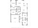Detailed floor plan showcasing layout and dimensions of the home at 2983 Sunset Vista Blvd, Kissimmee, FL 34747