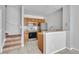 Stylish kitchen featuring stainless steel appliances, granite countertops, and an open layout for easy entertaining at 4004 Santa Maria Dr # 105, Kissimmee, FL 34741