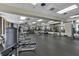 Well-equipped gym with modern exercise machines and plenty of natural light at 530 E Central Blvd # 102, Orlando, FL 32801