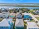 Aerial view of a house and surrounding neighborhood at 6815 Engram Rd, New Smyrna Beach, FL 32169