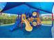Colorful covered playground area with slides and climbing structures for children at 8013 Cool Breeze Dr # 116, Orlando, FL 32819