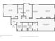 Floor plan showcasing the layout of the home with bedroom, living room, and kitchen dimensions at 111 S Atlantic Ave # 301, Ormond Beach, FL 32176