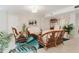 Comfortable seating in the lobby area, featuring lush indoor plants and an island-style seating arrangement at 111 S Atlantic Ave # 301, Ormond Beach, FL 32176