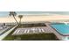This beautiful pool is steps away from a beautiful sandy beach and the ocean at 111 S Atlantic Ave # 301, Ormond Beach, FL 32176