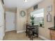 Cozy kitchen nook with table, chairs, and a window view, perfect for casual dining at 1417 Borg Ln, Winter Springs, FL 32708