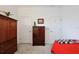 Guest bedroom with ample closet space and neutral decor at 2429 Volunteer Ave, Kissimmee, FL 34744