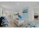 Open living space showcasing a stylish accent wall and comfy seating at 3516 Fort Mellon Ln, Sanford, FL 32773