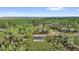 A charming single-story home sits perfectly surrounded by a lush, green forest at 42 Fisher Way Trak, Ocklawaha, FL 32179