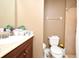 Clean bathroom with shower, toilet and vanity at 4401 Messina Dr, Lake Mary, FL 32746
