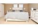 Main bedroom with king-size bed and white furniture at 4401 Messina Dr, Lake Mary, FL 32746