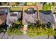Aerial view of the property, highlighting the home, screened pool, fenced yard, and surrounding neighborhood at 402 Turnstone Way, Orlando, FL 32828