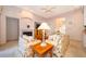 Comfortable living room area with neutral walls and a fireplace at 402 Turnstone Way, Orlando, FL 32828