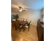 Dining area with hardwood floors and view at 1500 Gay Rd # 10C, Winter Park, FL 32789