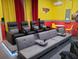 Cars-themed game room with theater seating at 1830 Sawyer Palm Pl, Kissimmee, FL 34747