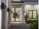 Modern home entryway featuring an open design with a clear view of the interior and minimalist lighting fixtures at 2412 Chantilly Ave, Winter Park, FL 32789