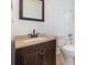 Clean bathroom with vanity, toilet and bathtub at 306 Loch Low Dr, Sanford, FL 32773