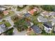 An aerial view shows the residential neighborhood featuring mature trees and well-maintained homes in a desirable community at 4817 Gallant Ln, Orlando, FL 32821