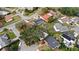 Aerial view of neighborhood featuring mature trees and green lawns at 4817 Gallant Ln, Orlando, FL 32821