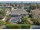 A screened in pool with a brick patio nestled in the backyard of a single Gathering home at 616 Mellowood Ave, Orlando, FL 32825