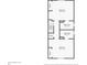 Layout of the second floor featuring two bedrooms and two bathrooms at 1220 Villa Ln # 135, Apopka, FL 32712