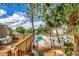 Overhead view of the pool from the deck at 134 Springwood Cir # A, Longwood, FL 32750