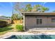 This beautiful pool area includes a screened-in lanai and a newly constructed privacy fence at 2520 Chanute Trl, Maitland, FL 32751