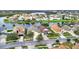 An aerial view of the community and neighborhood at 2556 Brookstone Dr, Kissimmee, FL 34744