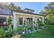 View of porch with garden at 441 Spoonbill Ct, Kenansville, FL 34739