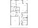 Simplified floor plan showing the layout of the home, highlighting the primary bedroom, living room, and kitchen at 5654 Winona Dr, St Cloud, FL 34771