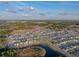 Bird's eye view of a residential neighborhood featuring modern homes and well-manicured landscaping at 613 Bloom Ter, Davenport, FL 33837