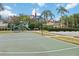 Well-maintained basketball court and playground area are complemented by palm trees and blue skies at 10068 Chardonnay Dr, Orlando, FL 32832