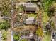 Aerial view of the property showcasing the backyard and providing a sense of the overall neighborhood layout at 130 Mandrake St, Orlando, FL 32811