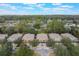 Aerial view of the neighborhood showcasing manicured lawns, tree-lined streets, and well-maintained homes at 15319 Oak Apple Ct, Winter Garden, FL 34787