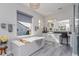 Bright bathroom with large tub, double sink vanity, and tiled floors at 15732 Shorebird Ln, Winter Garden, FL 34787